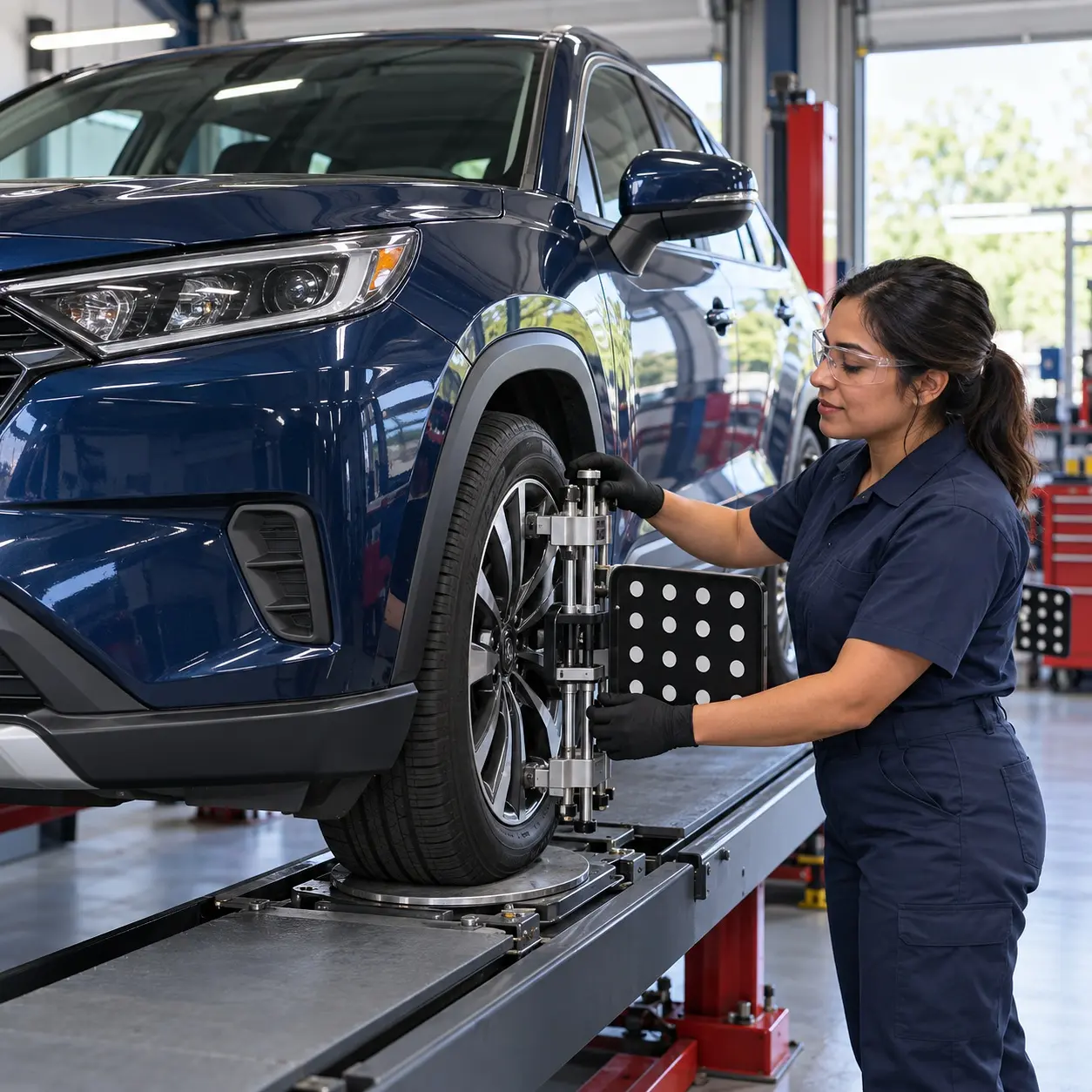 Wheel Alignment at The Maintenance Club